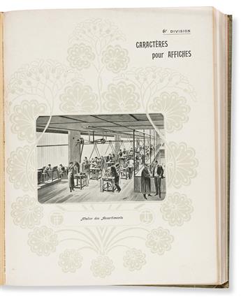 [SPECIMEN BOOK — FONDERIE TURLOT]. Spécimen Général. Paris: Henri Chaix, gendre, et Cie., [n.d. c.1900].